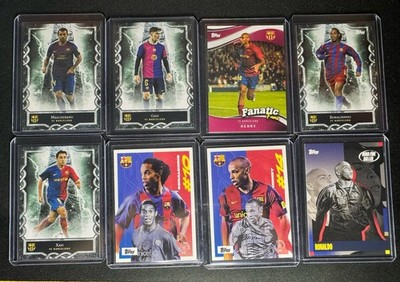 2024 Topps FC Barcelona Team Set - Player Lot - Ronaldinho, Etc