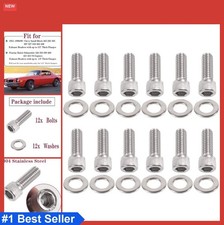 Sbc Exhaust Header Bolt Kit Stainless Steel 38-16x1 Bolts Compatible With Ch... Sbc Exhaust Header Bolt Kit Stainless Steel 38-16x1 Bolts Compatible With Ch...