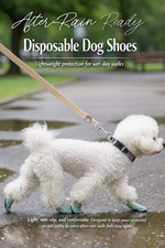 NATRESS Disposable Dog Shoes 80pcs Non-Slip Lightweight Paw Protectors