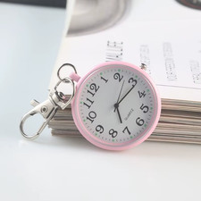 New Tiny Cute Quartz Pocket Watch with Keyring Men Women Quartz Watch for Nurses