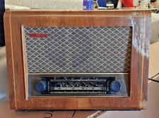 Vintage Pye Valve Radio &ndash; 1950s/60s Wooden Case - working condition
