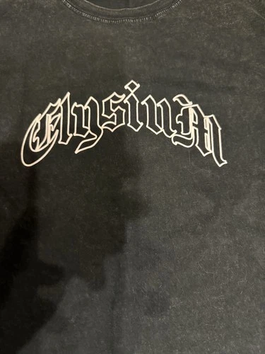 Elysium T-Shirt Dark Gray See Pic For Size Used Good Condition lr￼g
