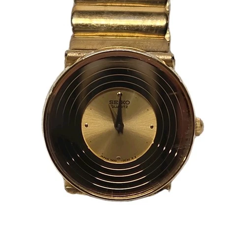 RARE SEIKO Quartz 1N00-0B59 Watch Vintage Gold Tone Women's  For Parts Or Repair