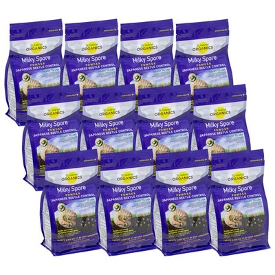 St. Gabriel Organics Milky Spore Japanese Beetle Grub Control, 10oz, Pack of 12