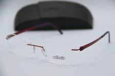 NEW SILHOUETTE SPX 4544 40 6062 VIOLET GUNMETAL AUTHENTIC FRAME EYEGLASSES 55-17