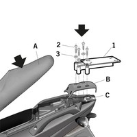 Shad GepäCkträGer (FüR: Gilera Runner 125 Vx St M463 - 4 Takt 07-16 )