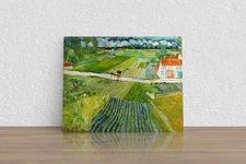 Vincent van Gogh "Landscape at Auvers after Ra" Canvas Print Wall Art Home Decor