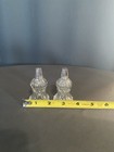 Vintage Pressed Glass Salt and Pepper Shaker Ribbed Diamond Pattern — photo 2