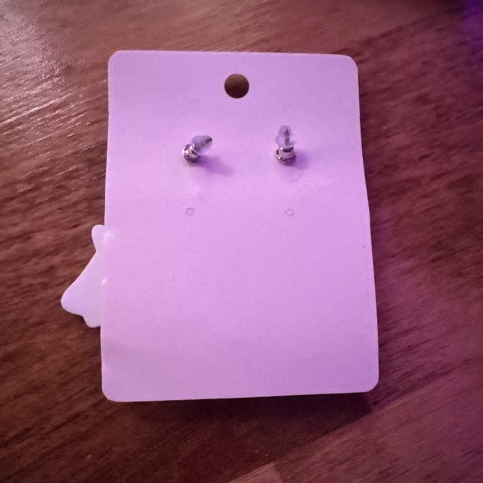 Brincos fofos rosa glitter fantasma – Brincos pendurados de Halloween – Sem níquel - Imagem 2 de 3