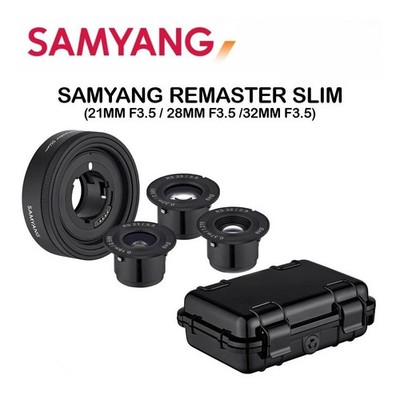 Samyang Remaster Slim AF 21, 28 & 32mm Kit Sony E-Mount