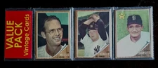 1962 Topps Baseball Rack  Walls, Reniff, Koplitz. Variations Front & Back
