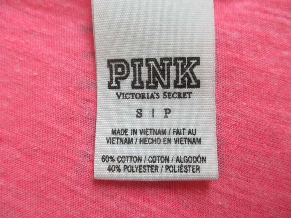 PINK Victorias Secret Tank Top Shirt Small Adult I'm With Cupid Sleeveless Women - Image 4 of 4
