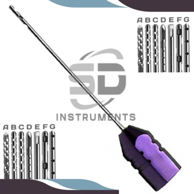 Super Luer Lock Liposuction tools 2 Reusable & Autoclavable Superior Grade Steel