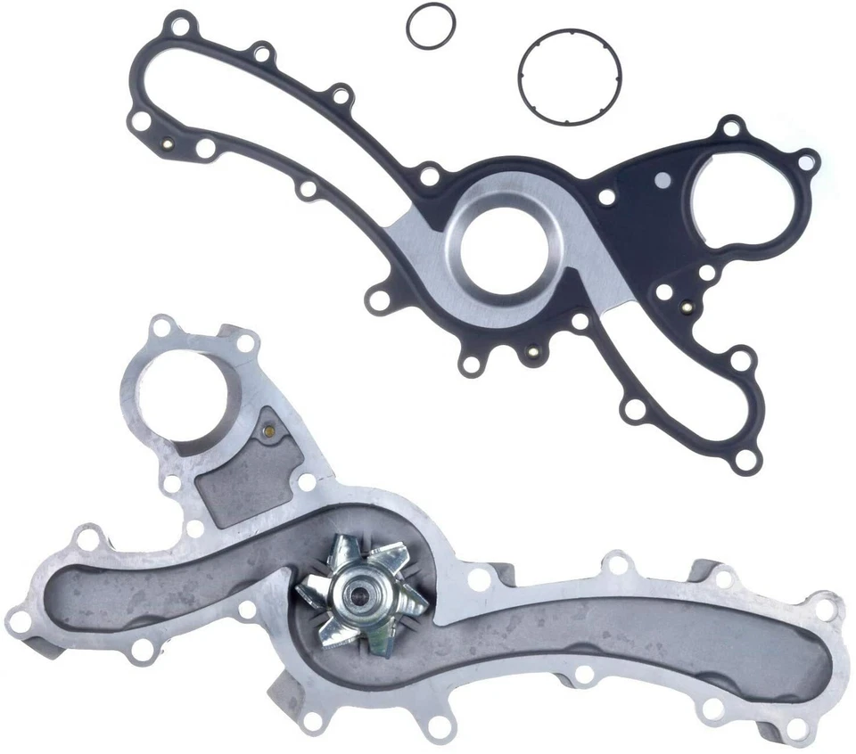Engine Water Pump & Thermostat for Toyota Sienna Avalon Camry Lexus RX450h RX350 - Image 2 of 4