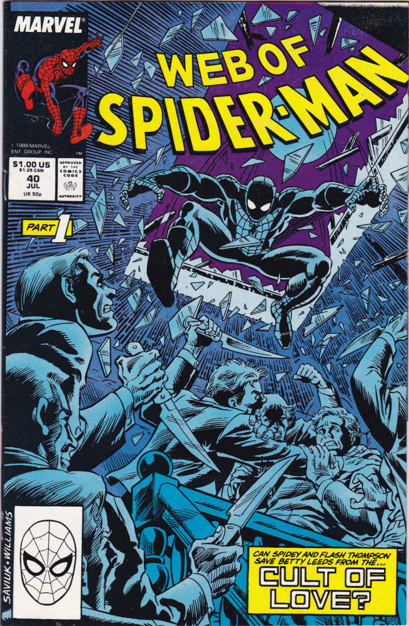 Web of Spider-Man #39 MARVEL Comics 1988 VF