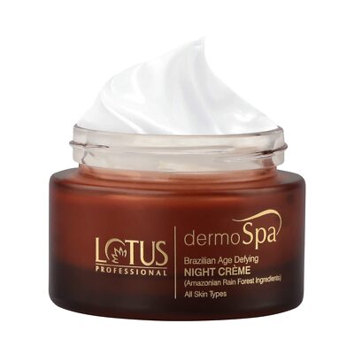 Lotus Professional DermoSpa Brazilian Age Defying Night Cream, Shea Butter 50gm.