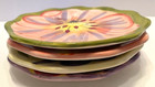 LeJardin by Nanette Vacher Ambiance Collections 4 Floral 8" Salad/Dessert Plates — photo 7