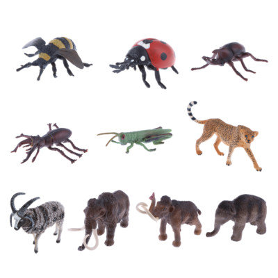 Realistische Biene/Obispo/Elefant Tiere Modell Actionfiguren Kinder pädagogisches Spielzeug