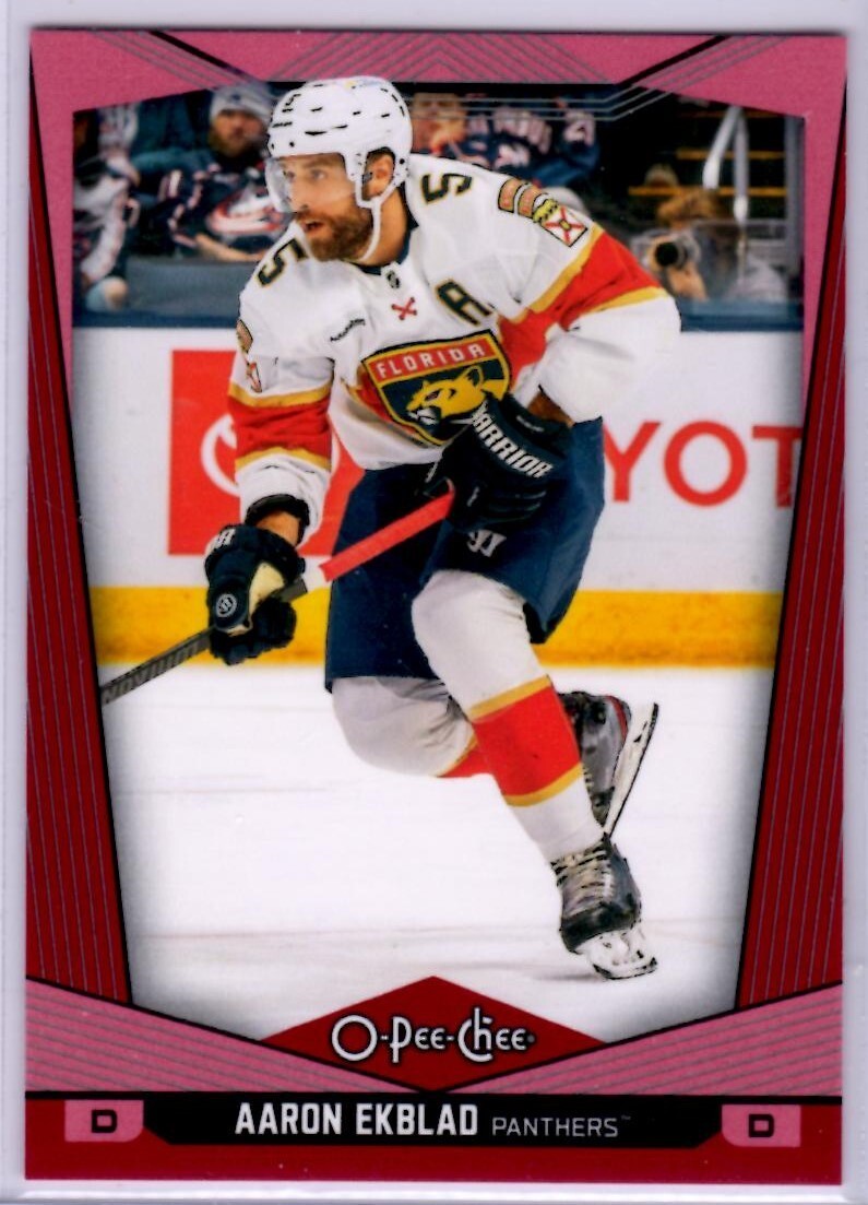 2024-25 O-Pee-Chee Aaron Ekblad  Red Parallel Card # 52