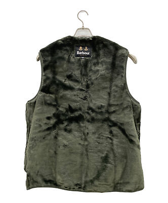 Barbour Front zip fur liner vest Size: 42 Olive Men Barbour Front zip fur liner vest Size: 42 Olive Men