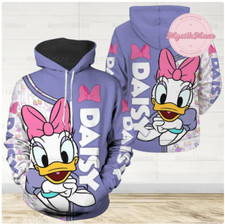 Daisy Duck 3D HOODIE HALLOWEEN GIFT BEST PRICE OVER PRINT CHRISTMAS GIFT US SIZE