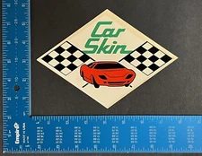 Vintage original Car Skin Wax waterslide racing decal race 1960’s