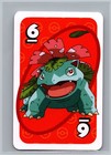 Venusaur RED Six Pokemon UNO JAPANESE Card Game Pocket Monsters Back 6