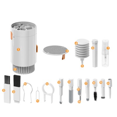 Multi-Function Cleaner Kit For Laptop Keyboard Airpod Earbuds Phone & More