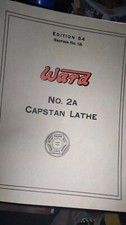 WARD #2A CAPSTAN LATHE MANUAL  EDITION 54