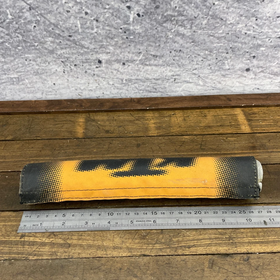 Vintage KTM Bar Pad Handlebar Old School BMX Motocross 11 in Orange Klunker - Image 2 of 4
