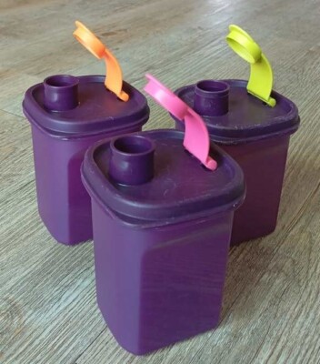 TUPPERWARE 3 pichets frigo rafraichisseur boite hermétiques 350 ml