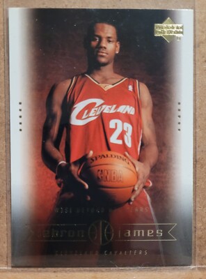 2003 Upper Deck #20 Wise Beyond his Years Lebron James Rookie Card