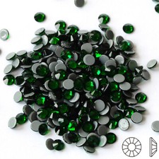 SS16 SS20 Emerald Crystal Hotfix Iron On Flatback Hot Fix Glue Glass Rhinestones