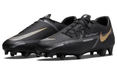 DA4433-007 Nike Phantom GT2 Academy MG Black Metallic Gold Size 10