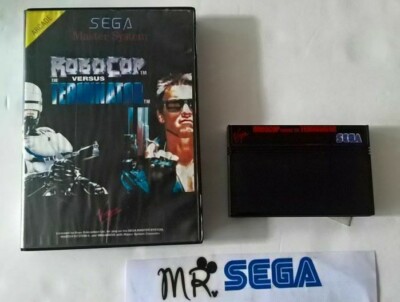 ROBOCOP VERSUS TERMINATOR für SEGA MASTER SYSTEM SELTEN & SCHWER ZU FINDEN