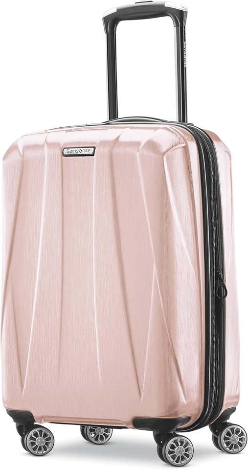 Samsonite Centric 2 Hardside Expandible Equipaje Spinner 2 Piezas 20" 24" Rosa Foto 4 de 4
