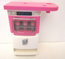 Mattel 2016 Barbie Doll Pink Kitchen Baking Oven Pop Up