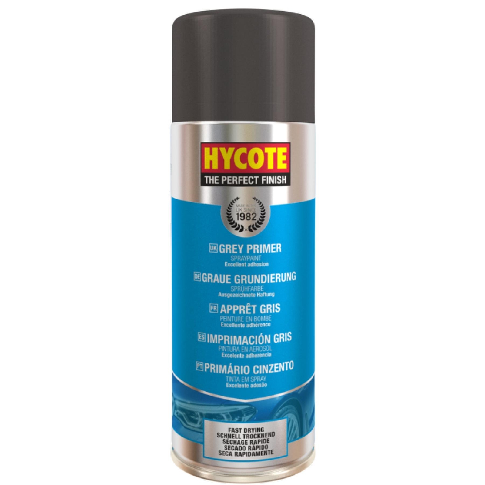 Hycote Grey Primer Aerosol Spray Paint Car Multi-Purpose Preparation 400ml