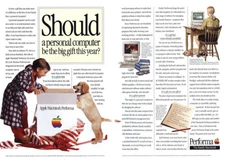 1993 Apple Macintosh Performa Computer: Big Gift Vintage Print Ad