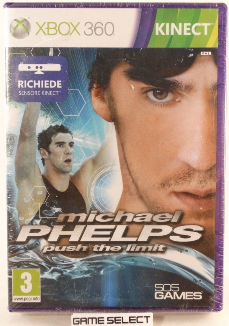 MICHAEL PHELPS PUSH THE LIMIT MICROSOFT XBOX 360 KINECT ITALIANO NUOVO SIGILLATO