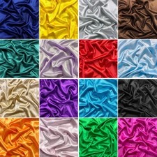 Silky Medium Satin Fabric  70 Yard Wholesale Satin Bolt  60"  Multiple Color