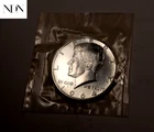 1964 Transitional Reverse Kennedy Half Dollar - Gem Proof *In Sealed Cello*#H120