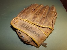 Vintage Wilson Baseball Glove-Jim "Catfish" Hunter - M/I Korea-Youth/Young Adult