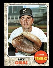 1968 Topps #89 Jake Gibbs New York Yankees