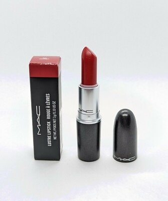 #ad MAC Luster Lipstick #502 Cockney 0.1 oz 3 g Full Size $11.95