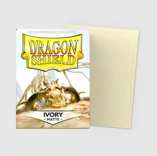 Dragon Shield Card Sleeves: Standard - Matte Ivory (100ct)