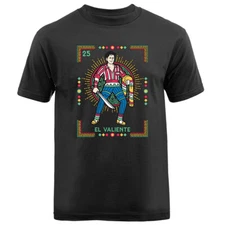 EL VALIENTE LOTERIA CARD GRAPHIC T-SHIRT.