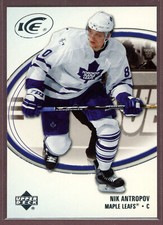 2005-06 Upper Deck ICE #91 Nik Antropov (Maple Leafs)