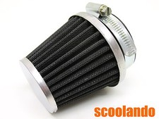 Sportluftfilter Tuning HONDA SUZUKI MZ ETZ Motorrad ATV 54mm Air Filter Chrom
