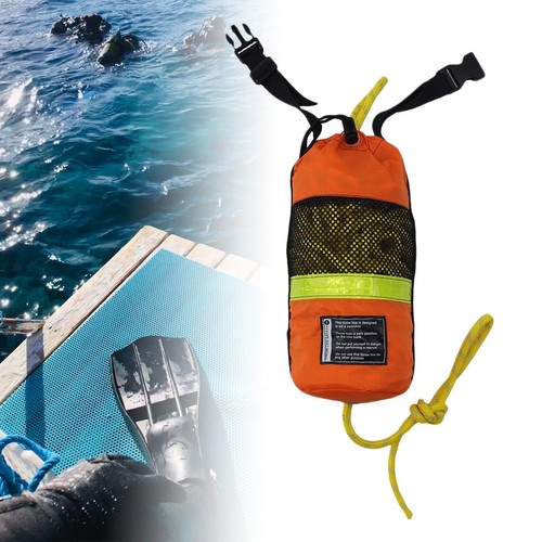 Sac de lancer portable en corde flottante - 16 m de long pour